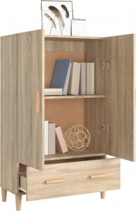 vidaXL vidaXL Szafka, dąb sonoma, 70x31x115 cm, materiał drewnopochodny 7