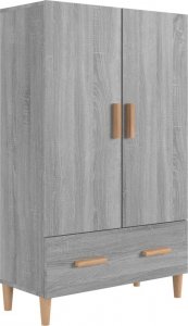 vidaXL vidaXL Szafka, szary dąb sonoma, 70x31x115 cm, materiał drewnopochodny 2