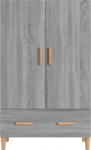 vidaXL vidaXL Szafka, szary dąb sonoma, 70x31x115 cm, materiał drewnopochodny 3