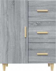 vidaXL vidaXL Szafka, szary dąb sonoma 69,5x34x90 cm, materiał drewnopochodny 5