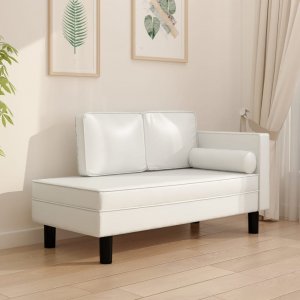 vidaXL vidaXL 2-osobowa sofa, kremowa, sztuczna skóra 1