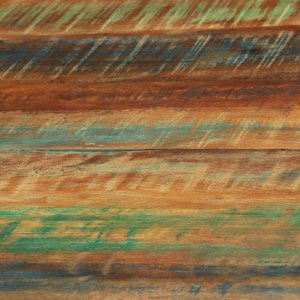 vidaXL vidaXL Stół do jadalni, 110x78 cm, lite drewno z odzysku i stal 5