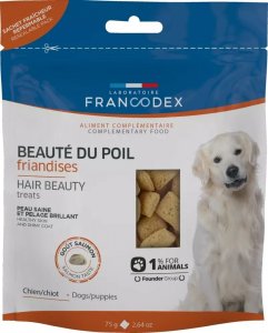 Francodex FRANCODEX Przysmak dla psa - piękna sierść 75 g 1
