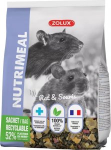 Zolux ZOLUX Mieszanka NUTRIMEAL 3 myszy,szczurów 800 g 1
