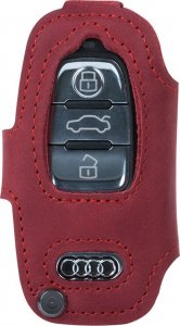 Surazo Etui na kluczyk (pilot) do samochodu - Czerwony Audi A7 2010-2017 1