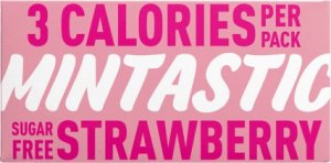 Mintastic MINTASTIC Pastylki do ssania o smaku truskawkowym z erytrytolem 25g (25 pastylek) 1