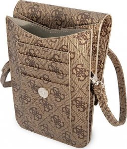 Guess Guess Torebka GUWBP4TMBR brązowy/brown 4G Triangle 4