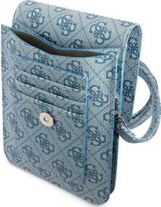 Guess Guess Torebka GUWBP4TMBL niebieski/blue 4G Triangle 4