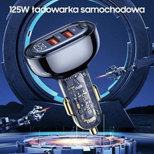 Ładowarka Usams US-CC158 2x USB-A 1x USB-C 3 A (CC158CC01) 2