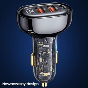 Ładowarka Usams US-CC158 2x USB-A 1x USB-C 3 A (CC158CC01) 6