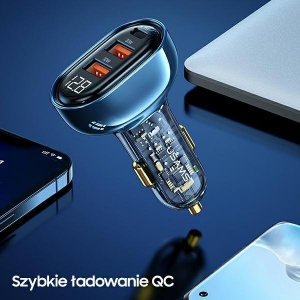 Ładowarka Usams US-CC158 2x USB-A 1x USB-C 3 A (CC158CC01) 8