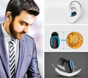 Słuchawki Słuchawki bezprzewodowe douszne TWS HBQ-Q32 (czarne) 9