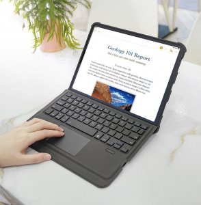 Klawiatura z gładzikiem do IPADa PRO 11 2018/2020 iPad Air 4 2020 Z RYSIKIEM 9