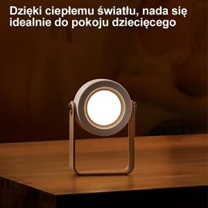 Lampa stołowa Usams USAMS Wielofunkcyjna nocna lampka LED biały/white ZB249YH01 (US-ZB249) 7