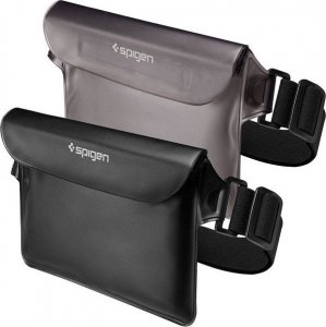 Spigen Spigen Universal Waterproof Waist Bag czarny/black 2 szt. uniwersalna biodrowa saszetka wodoodporna AMP04531 2