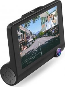 Wideorejestrator Techonic ZESTAW: WIDEOREJESTRATOR JAZDY 3W1 + KARTA PAMIĘCI 32GB 2