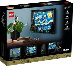 LEGO Ideas „Gwiaździsta noc” Vincenta van Gogha (21333) 3