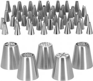 Springos Zestaw cukierniczy 345 el. do dekoracji, akcesoria do ciast i babeczek UNIWERSALNY 21