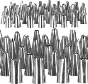 Springos Zestaw cukierniczy 124 el. do dekoracji, akcesoria do ciast i babeczek 22