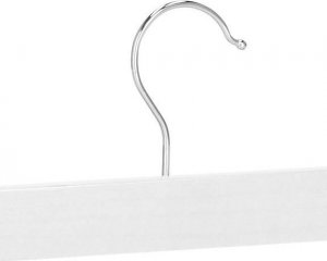 Springos Wieszak klamrowy na ubrania 2 szt. do spódnic, spodni biały UNIWERSALNY 3