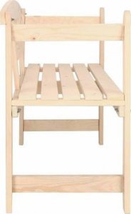 Springos Ławka ogrodowa drewniana, dwuosobowa ekologiczna UNIWERSALNY 3