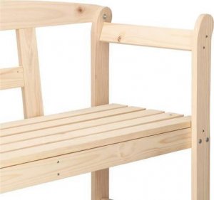 Springos Ławka ogrodowa drewniana, dwuosobowa ekologiczna UNIWERSALNY 9