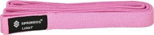 Springos Guma do ćwiczeń Hip Band 2x 100 cm szara/różowa/czarna zestaw 3 szt. guma oporowa UNIWERSALNY 14