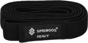 Springos Guma do ćwiczeń Hip Band 2x 100 cm szara/różowa/czarna zestaw 3 szt. guma oporowa UNIWERSALNY 4