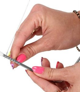 Springos Duży nóż strunowy do cięcia biszkoptu, ciasta 32 cm UNIWERSALNY 2