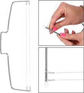 Springos Duży nóż strunowy do cięcia biszkoptu, ciasta 32 cm UNIWERSALNY 3