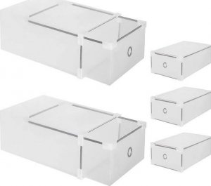 Springos Organizer na buty 31x20,5x11 cm pudełka z otwieraną klapą UNIWERSALNY 13