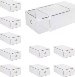Springos Organizer na buty 31x20,5x11 cm pudełka z otwieraną klapą UNIWERSALNY 8