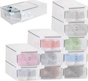 Springos Organizer na buty 31x20,5x11 cm pudełka z otwieraną klapą UNIWERSALNY 10