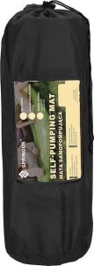 Springos Mata samopompująca 180 cm mata turystyczna biwakowa z pokrowcem czarna UNIWERSALNY 11