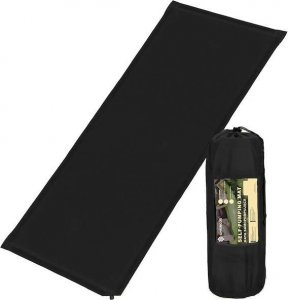Springos Mata samopompująca 180 cm mata turystyczna biwakowa z pokrowcem czarna UNIWERSALNY 14