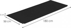Springos Mata samopompująca 180 cm mata turystyczna biwakowa z pokrowcem czarna UNIWERSALNY 25