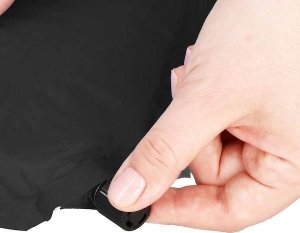 Springos Mata samopompująca 180 cm mata turystyczna biwakowa z pokrowcem czarna UNIWERSALNY 36