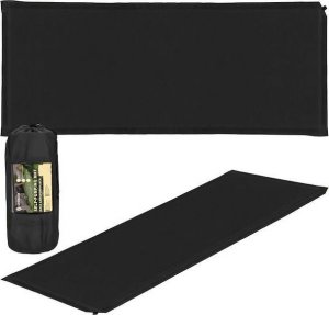 Springos Mata samopompująca 180 cm mata turystyczna biwakowa z pokrowcem czarna UNIWERSALNY 6