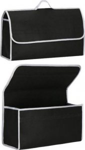 Springos Organizer do bagażnika filcowa torba, organizer do samochodu czarno-szary UNIWERSALNY 8