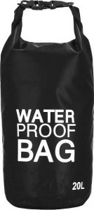 Springos Worek wodoszczelny na plażę 20l torba wodoodporna czarna UNIWERSALNY 22