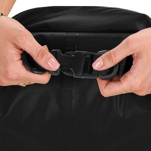 Springos Worek wodoszczelny na plażę 20l torba wodoodporna czarna UNIWERSALNY 5