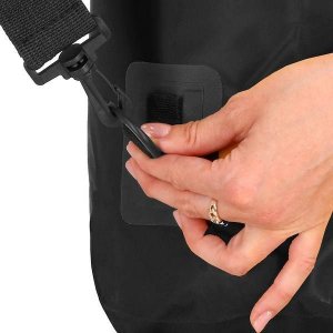 Springos Worek wodoszczelny na plażę 20l torba wodoodporna czarna UNIWERSALNY 6