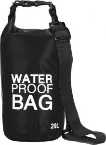 Springos Worek wodoszczelny na plażę 20l torba wodoodporna czarna UNIWERSALNY 7