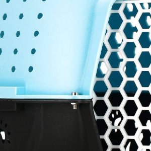 Springos Transporter dla kota psa gryzoni do 7 kg 48x33x28 cm niebiesko-czarny UNIWERSALNY 3