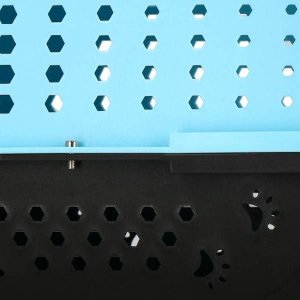 Springos Transporter dla kota psa gryzoni do 7 kg 48x33x28 cm niebiesko-czarny UNIWERSALNY 4