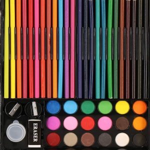 Springos Zestaw artystyczny 258 elem. walizka do malowania dla dzieci z przyborami UNIWERSALNY 27