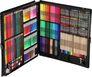 Springos Zestaw artystyczny 258 elem. walizka do malowania dla dzieci z przyborami UNIWERSALNY 3