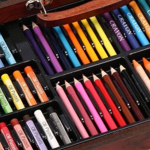 Springos Zestaw artystyczny 130 elem. walizka do malowania dla dzieci z przyborami UNIWERSALNY 16