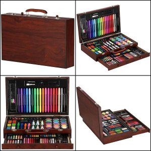 Springos Zestaw artystyczny 130 elem. walizka do malowania dla dzieci z przyborami UNIWERSALNY 19