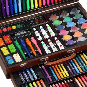 Springos Zestaw artystyczny 130 elem. walizka do malowania dla dzieci z przyborami UNIWERSALNY 22